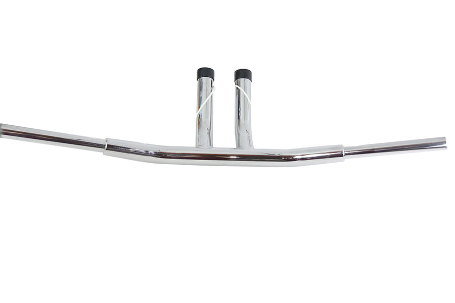 HARLEY 8 inch Fatster 'T' Handlebar without Indents fits 1982-1984 FL,  1982-1984 FX,  1982-UP XL,  1986-2017 FLST,  1981-2017 FXST,  1981-2017 FXST,  1982-1994 FXR,  1982-1994 FXR,  1991-2017 FXD,  1982-2007 FLT,  1982-2007 FLT,