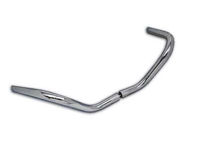 HARLEY 5-1/2 inch Original Buckhorn Type Handlebar without Indents fits 1960-1981 FL,  1971-1981 FX,  1957-1981 XL,