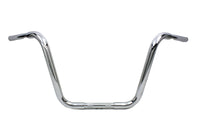 HARLEY 14 inch Buffalo Ape Hanger Handlebar with Indents Chrome fits 1982-1984 FL,  1982-1984 FX,  1982-UP XL,  1986-2017 FLST,  1984-2017 FXST,  1982-1994 FXR,  1982-1994 FXR,  1991-2017 FXD,  1982-2007 FLT,  1982-2007 FLT,