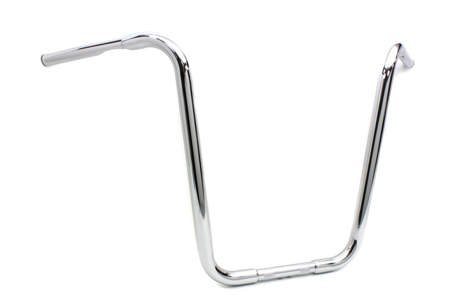 HARLEY 20 inch Buffalo Ape Hanger Handlebar with Indents Chrome fits 1982-1984 FL,  1982-1984 FX,  1982-UP XL,  1986-2017 FLST,  1984-2017 FXST,  1982-1994 FXR,  1982-1994 FXR,  1991-2017 FXD,  1982-2007 FLT,  1982-2007 FLT,