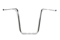 HARLEY 20 inch Buffalo Ape Hanger Handlebar with Indents Chrome fits 1982-1984 FL,  1982-1984 FX,  1982-UP XL,  1986-2017 FLST,  1984-2017 FXST,  1982-1994 FXR,  1982-1994 FXR,  1991-2017 FXD,  1982-2007 FLT,  1982-2007 FLT,