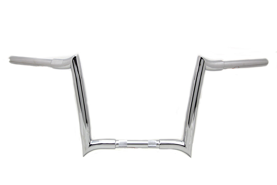 HARLEY 12 inch Ape Handlebar without Indents Chrome fits 2008-2013 FLT,