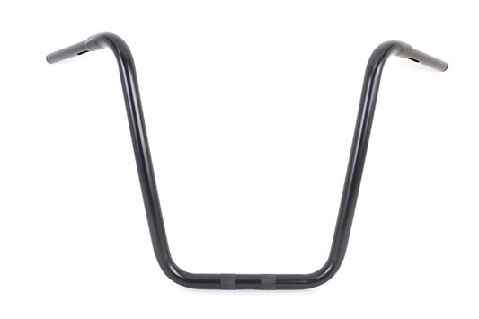 HARLEY 19-1/2 inch Rhino Ape Hanger Handlebar with Indents Black fits 0-  Custom,