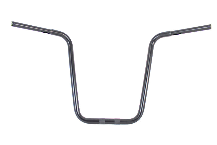 HARLEY 19-1/2 inch Rhino Ape Hanger Handlebar with Indents Black fits 0-  Custom,