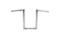 HARLEY 14 inch Fatty 'Z' Bar Handlebar without Indents Chrome fits 1974-1981 FL,  1974-1981 FX,  1974-1981 XL,