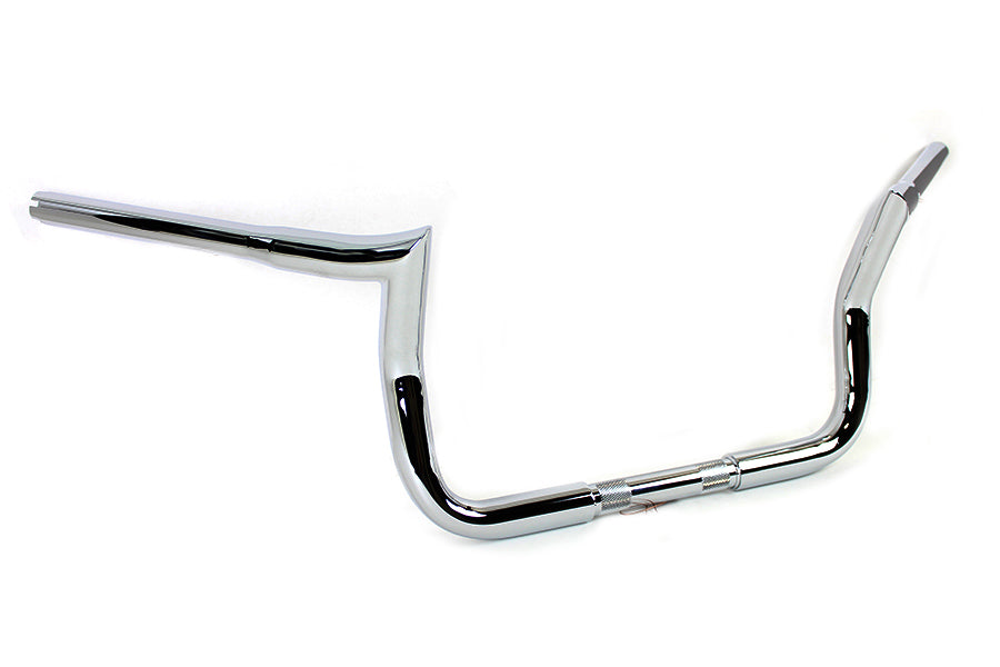 HARLEY 10 inch Handlebar without Indents Chrome fits 2007-2015 FLT,