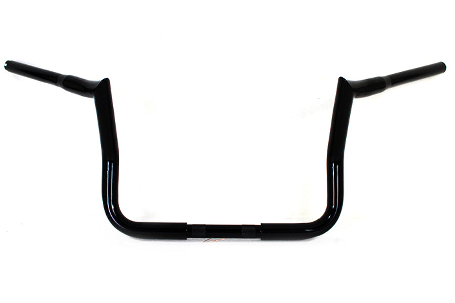 HARLEY Black 12 inch Handlebar without Indents fits 2007-2015 FLT,