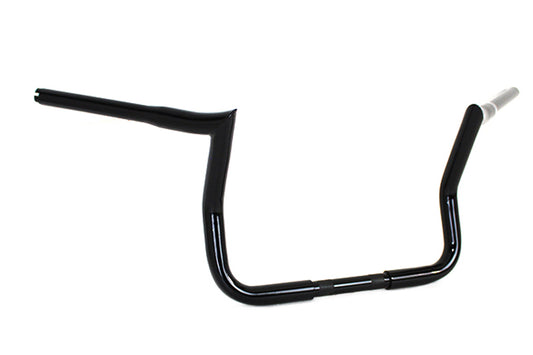 HARLEY Black 12 inch Handlebar without Indents fits 2007-2015 FLT,