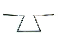 HARLEY 10 inch Z Handlebars Chrome without Indents Fits 0-  All,