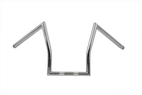 HARLEY 11 inch Lazy Z Handlebar Chrome Fits 1982-1984 FL,   1982-1984 FX,   1982-UP XL,   1986-2017
