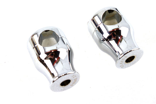 HARLEY 2 inch Glide Riser Set Chrome Fits 0-  Custom, application