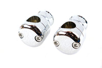 HARLEY 2 inch Glide Riser Set Chrome Fits 0-  Custom, application