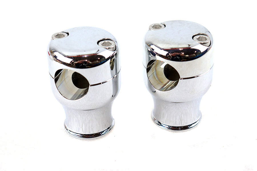 HARLEY 2 inch Glide Riser Set Chrome Fits 0-  Custom, application