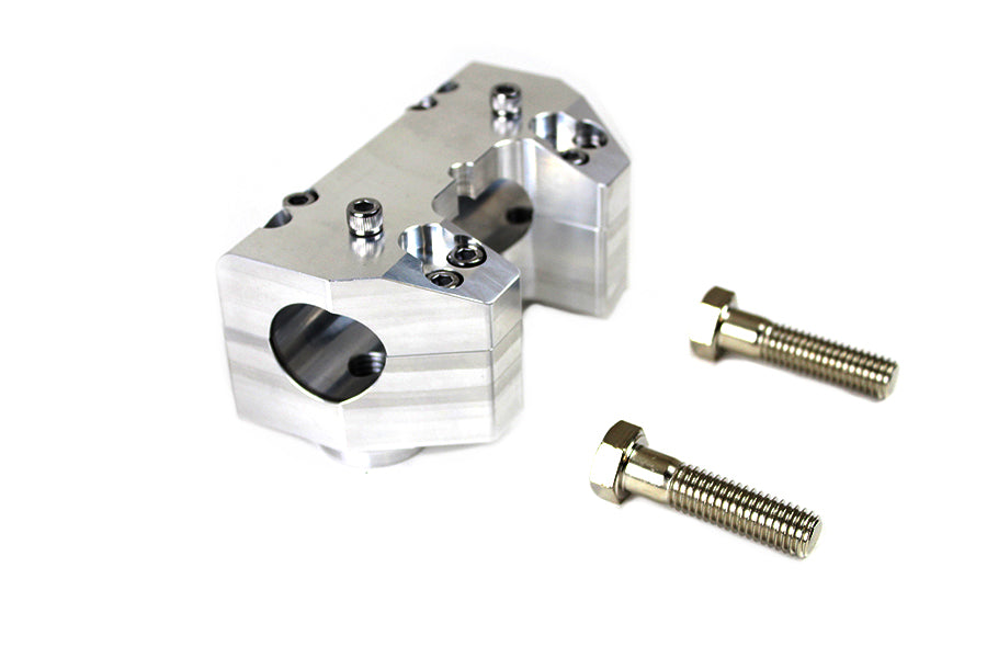HARLEY Ultima Handlebar Riser Clamp Set Fits 2008-2015 FLHT,   2008-2013 FLTR,