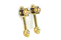 HARLEY Polished Replica 5-1/2 inch Flander Riser Set fits 0-  Custom, application for 1 handlebars"