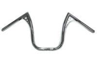 HARLEY 15 inch Chrome Z-Bar Handlebar with Wiring Slots Fits 1982-UP FL,   1982-UP FX,   1982-UP XL,