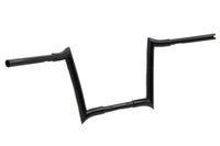 HARLEY 12 inch Ape Handlebar without Indents Black fits 2008-2013 FLT,