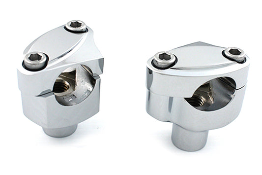 HARLEY 1-1/2 inch Riser Set Chrome fits 1988-UP FLT,