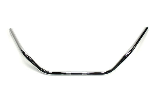 HARLEY 6 inch Speeder Handlebar with Indents fits 1982-1984 FL,  1982-1984 FX,  1982-UP XL,  1986-2017 FLST,  1984-2017 FXST,  1982-1994 FXR,  1982-1994 FXR,  1991-2017 FXD,  1982-2007 FLT,  1982-2007 FLT,