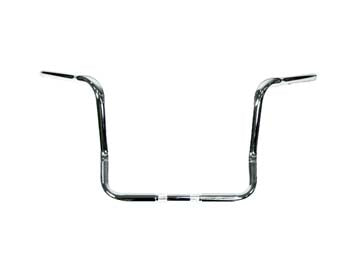 HARLEY 14 inch Dresser Ape Hanger Handlebar with Indents Chrome fits 1982-2007 FLT,  1982-2007 FLT,  1982-2007 FLHT,  1982-2007 FLHT,  1982-2007 FLHTC,  1982-2007 FLHTC,  1982-2007 FLHTX,  1982-2007 FLHTX,