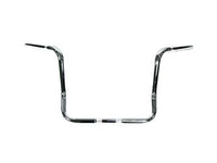 HARLEY 14 inch Dresser Ape Hanger Handlebar with Indents Chrome Fits 1982-2007 FLT,   1982-2007 FLT,
