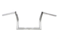 HARLEY 10 inch Z Handlebar with Indents fits 1984-UP FXST,  1986-UP FLST,