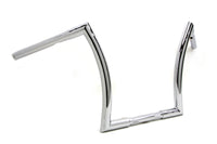 HARLEY 14 inch Z Handlebar with Indents Chrome fits 1984-2017 FXST,  1986-2017 FLST,