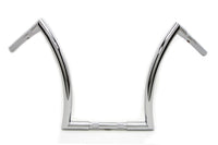 HARLEY 16 inch Z Handlebar with Indents Chrome fits 1984-2017 FXST,  1986-2017 FLST,