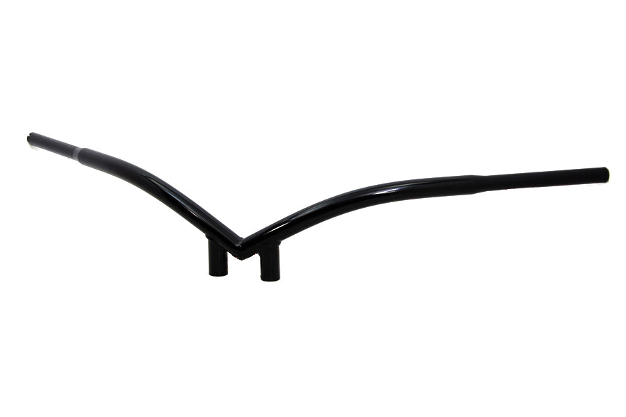 HARLEY V-Bar Handlebar with Indents fits 1982-1984 FL,  1982-1984 FX,  1982-UP XL,  1986-2017 FLST,  1984-2017 FXST,  1982-1994 FXR,  1982-1994 FXR,  1991-UP FLT,