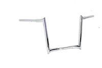 HARLEY 14 inch Chrome Z-Bar Handlebar with Indents fits 1982-1984 FL,  1982-1984 FX,  1985-UP XL,  1986-2017 FLST,  1984-2017 FXST,  1991-2017 FXD,  1984-1994 FXR,