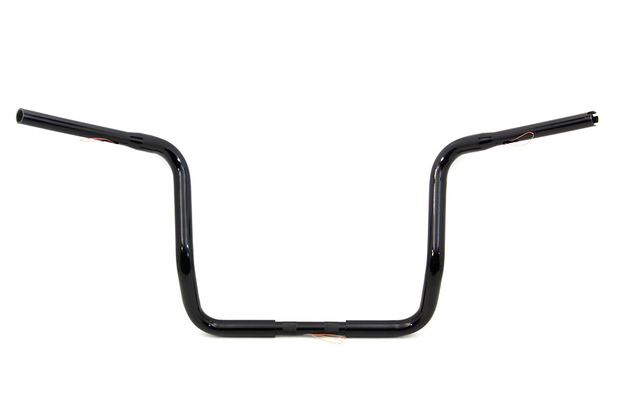 HARLEY 14 inch Dresser Ape Hanger Handlebar Black fits 2008-2013 FLT,  2008-2013 FLHT,  2008-2013 FLHTC,  2008-2013 FLHTX,