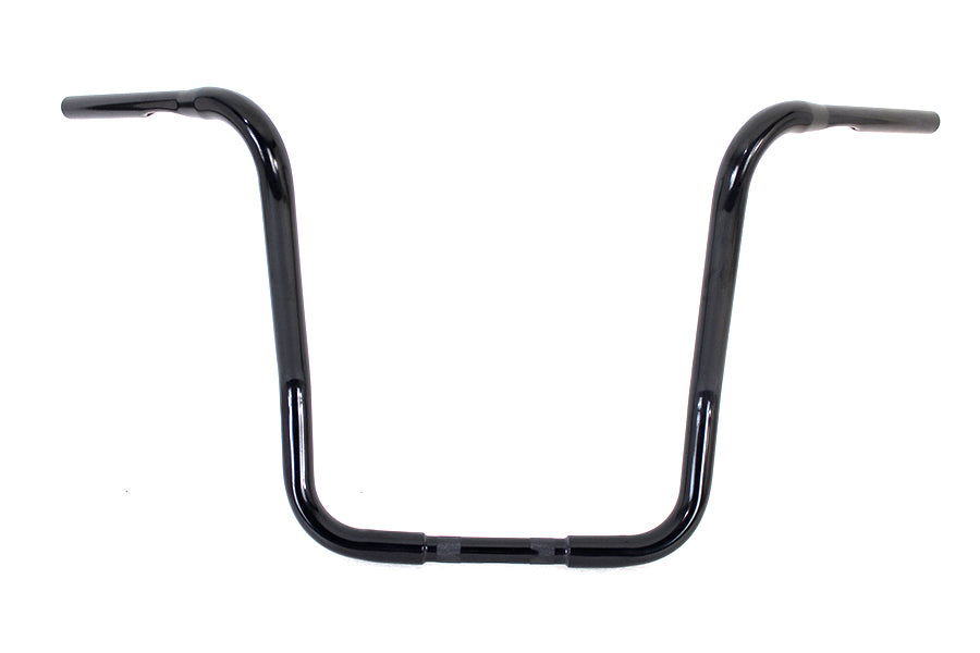 HARLEY 16 inch Bagger Handlebar with Indents Black fits 1982-1984 FL,  1982-1984 FX,  1982-UP XL,  1986-2017 FLST,  1984-2017 FXST,  1982-1984 FXR,  1982-1984 FXR,  1991-2017 FXD,  1982-2007 FLT,  1982-2007 FLT,