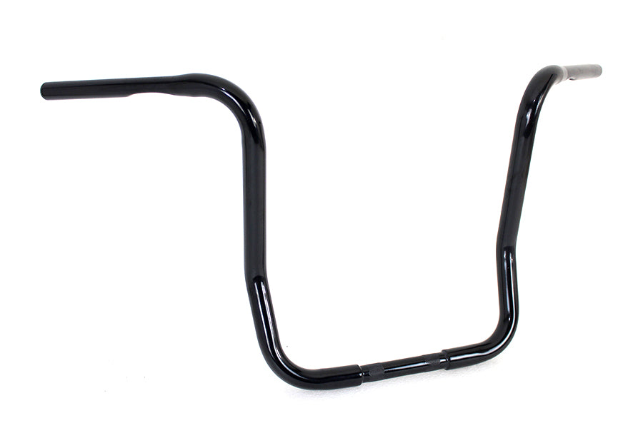 HARLEY 16 inch Bagger Handlebar with Indents Black fits 1982-1984 FL,  1982-1984 FX,  1982-UP XL,  1986-2017 FLST,  1984-2017 FXST,  1982-1984 FXR,  1982-1984 FXR,  1991-2017 FXD,  1982-2007 FLT,  1982-2007 FLT,