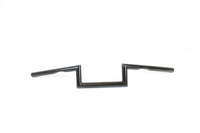 HARLEY 4 inch Z Handlebar with Indents Black fits 1982-1984 FL,   1982-1984 FX,   1982-UP XL,   1986-2017 FXST,   1984-2017 FLST,   1982-1994 FXR,
