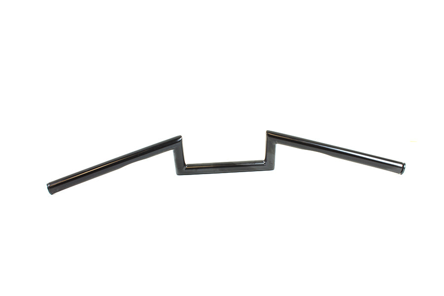 HARLEY 4 inch Z Handlebar with Indents Black fits 1982-1984 FL,   1982-1984 FX,   1982-UP XL,   1986-2017 FXST,   1984-2017 FLST,   1982-1994 FXR,