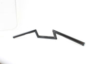 HARLEY 4 inch Z Handlebar with Indents Black fits 1982-1984 FL,   1982-1984 FX,   1982-UP XL,   1986-2017 FXST,   1984-2017 FLST,   1982-1994 FXR,