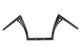 HARLEY 10 inch Z-Bar Handlebar with Wiring Indents and Holes Black fits 1982-1984 FL,  1982-1984 FX,  1982-UP XL,  1986-2017 FLST,  1984-2017 FXST,  1982-1994 FXR,  1982-1994 FXR,  1991-2017 FXD,