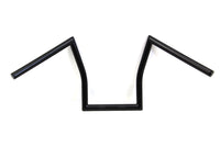 HARLEY 11 inch Lazy Z Handlebar Black fits 1982-1984 FL,  1982-1984 FX,  1982-UP XL,  1986-2017 FLST,  1984-2017 FXST,  1982-1984 FXR,  1985-1994 FXR,  1991-2017 FXD,  1982-1984 FLT,  1985-2007 FLT,