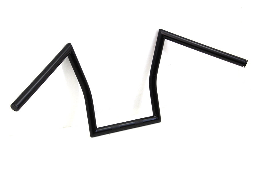 HARLEY 11 inch Lazy Z Handlebar Black fits 1982-1984 FL,  1982-1984 FX,  1982-UP XL,  1986-2017 FLST,  1984-2017 FXST,  1982-1984 FXR,  1985-1994 FXR,  1991-2017 FXD,  1982-1984 FLT,  1985-2007 FLT,