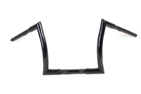 HARLEY 12 inch Z Handlebar without Indents Black fits 1984-2017 FXST,  1986-2017 FLST,