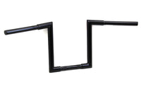 HARLEY 11 inch Fatty 'Z' Bar Handlebar without Indents Black Fits 1974-1981 FL,   1974-1981 FX,   19