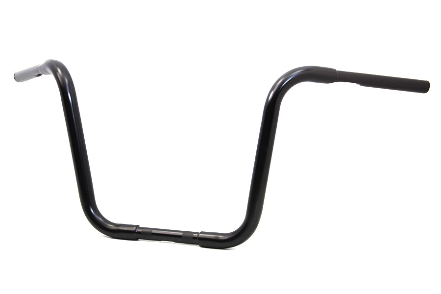 HARLEY 14 inch Buffalo Ape Hanger Handlebar with Indents Black fits 1982-1984 FL,  1982-1984 FX,  1982-UP XL,  1986-2017 FLST,  1984-2017 FXST,  1982-1994 FXR,  1982-1994 FXR,  1991-2017 FXD,  1982-2007 FLT,  1982-2007 FLT,