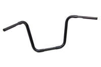 HARLEY 14 inch Buffalo Ape Hanger Handlebar with Indents Black fits 1982-1984 FL,  1982-1984 FX,  1982-UP XL,  1986-2017 FLST,  1984-2017 FXST,  1982-1994 FXR,  1982-1994 FXR,  1991-2017 FXD,  1982-2007 FLT,  1982-2007 FLT,