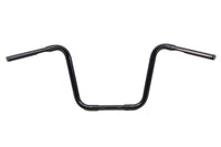 HARLEY 14 inch Buffalo Ape Hanger Handlebar with Indents Black fits 1982-1984 FL,  1982-1984 FX,  1982-UP XL,  1986-2017 FLST,  1984-2017 FXST,  1982-1994 FXR,  1982-1994 FXR,  1991-2017 FXD,  1982-2007 FLT,  1982-2007 FLT,