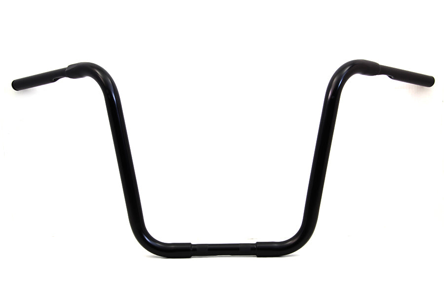 HARLEY 16 inch Buffalo Ape Hanger Handlebar with Indents Black fits 1982-1984 FL,  1982-1984 FX,  1982-UP XL,  1986-2017 FLST,  1984-2017 FXST,  1982-1994 FXR,  1982-1994 FXR,  1991-2017 FXD,  1982-2007 FLT,  1982-2007 FLT,