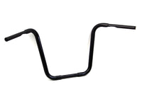 HARLEY 16 inch Buffalo Ape Hanger Handlebar with Indents Black fits 1982-1984 FL,  1982-1984 FX,  1982-UP XL,  1986-2017 FLST,  1984-2017 FXST,  1982-1994 FXR,  1982-1994 FXR,  1991-2017 FXD,  1982-2007 FLT,  1982-2007 FLT,