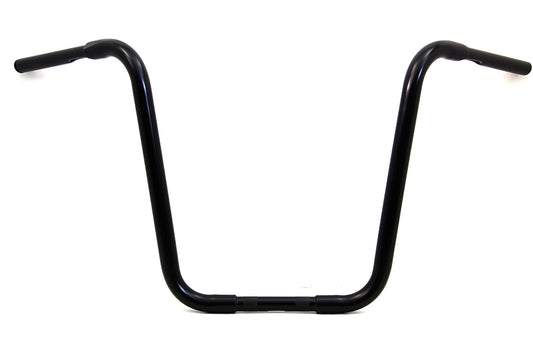 HARLEY 18 inch Buffalo Ape Hanger Handlebar with Indents Black fits 1982-1984 FL,  1982-1984 FX,  1982-UP XL,  1986-2017 FLST,  1984-2017 FXST,  1982-1994 FXR,  1982-1994 FXR,  1991-2017 FXD,  1982-2007 FLT,  1982-2007 FLT,