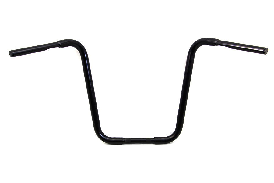 HARLEY 18 inch Buffalo Ape Hanger Handlebar with Indents Black fits 1982-1984 FL,  1982-1984 FX,  1982-UP XL,  1986-2017 FLST,  1984-2017 FXST,  1982-1994 FXR,  1982-1994 FXR,  1991-2017 FXD,  1982-2007 FLT,  1982-2007 FLT,