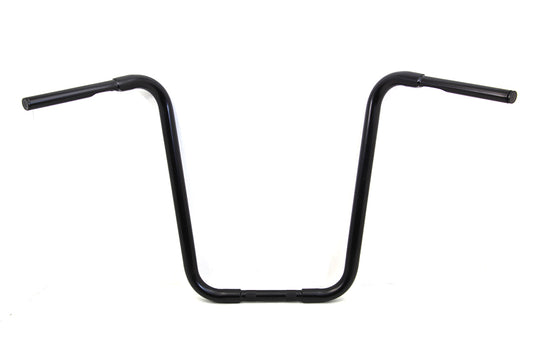 HARLEY 20 inch Buffalo Ape Hanger Handlebar with Indents Black fits 1982-1984 FL,  1982-1984 FX,  1982-UP XL,  1986-2017 FLST,  1984-2017 FXST,  1982-1994 FXR,  1982-1994 FXR,  1991-2017 FXD,  1982-2007 FLT,  1982-2007 FLT,