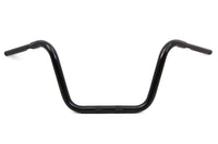 HARLEY 12 inch Rhino Ape Hanger Handlebar with Indents Black fits 0-  Custom,